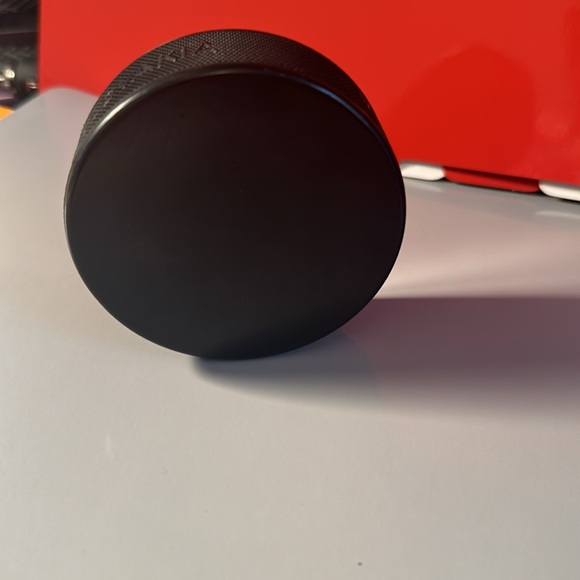 Hockey puck from flyers game off ice - Picture 2 of 2